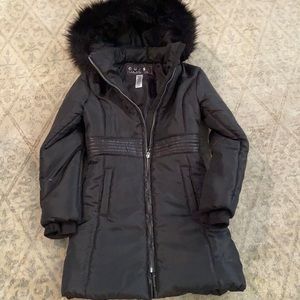 Guess Coat. Black. Youth Girls 10-12. Worn once.